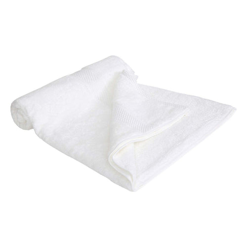 Laura Collection Bath Towel, 70 x 140 cm, White