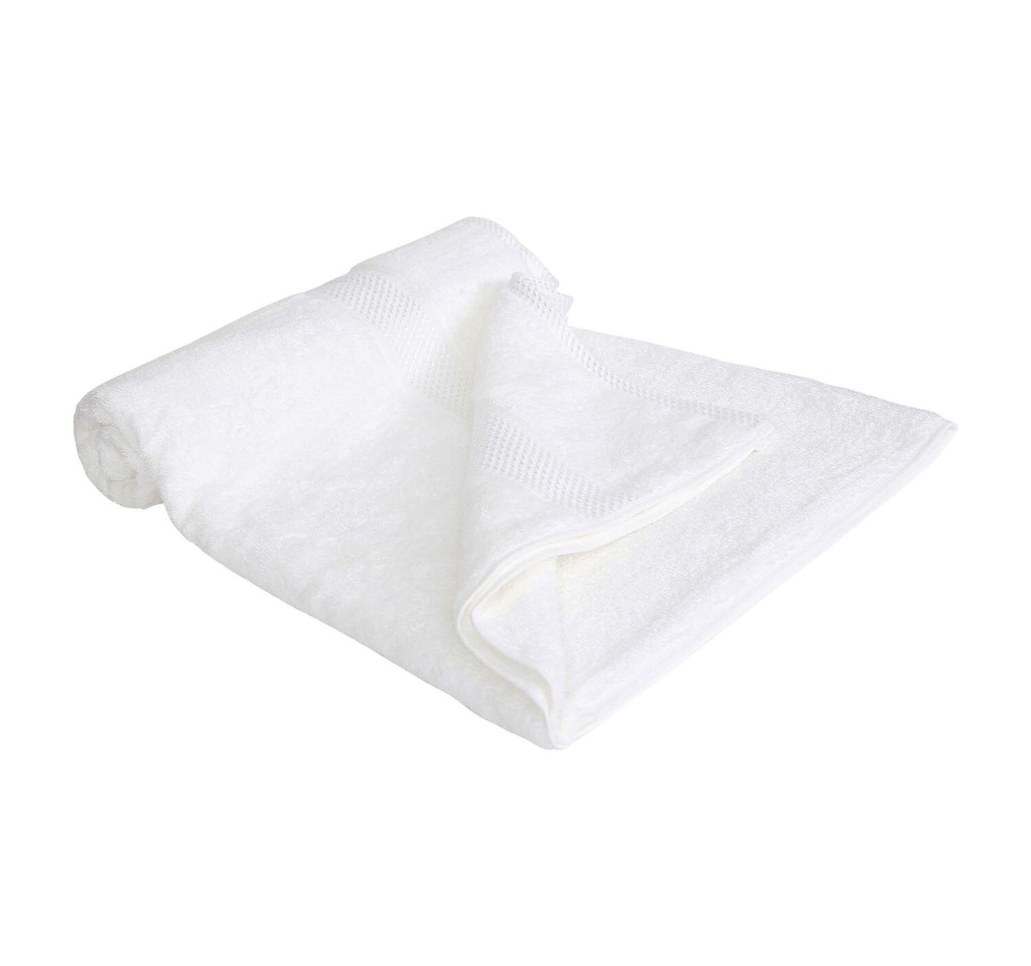 Laura Collection Bath Towel, 70 x 140 cm, White