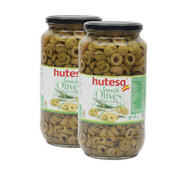 Hutesa Sliced Green Olives Value Pack 2 x 450 g
