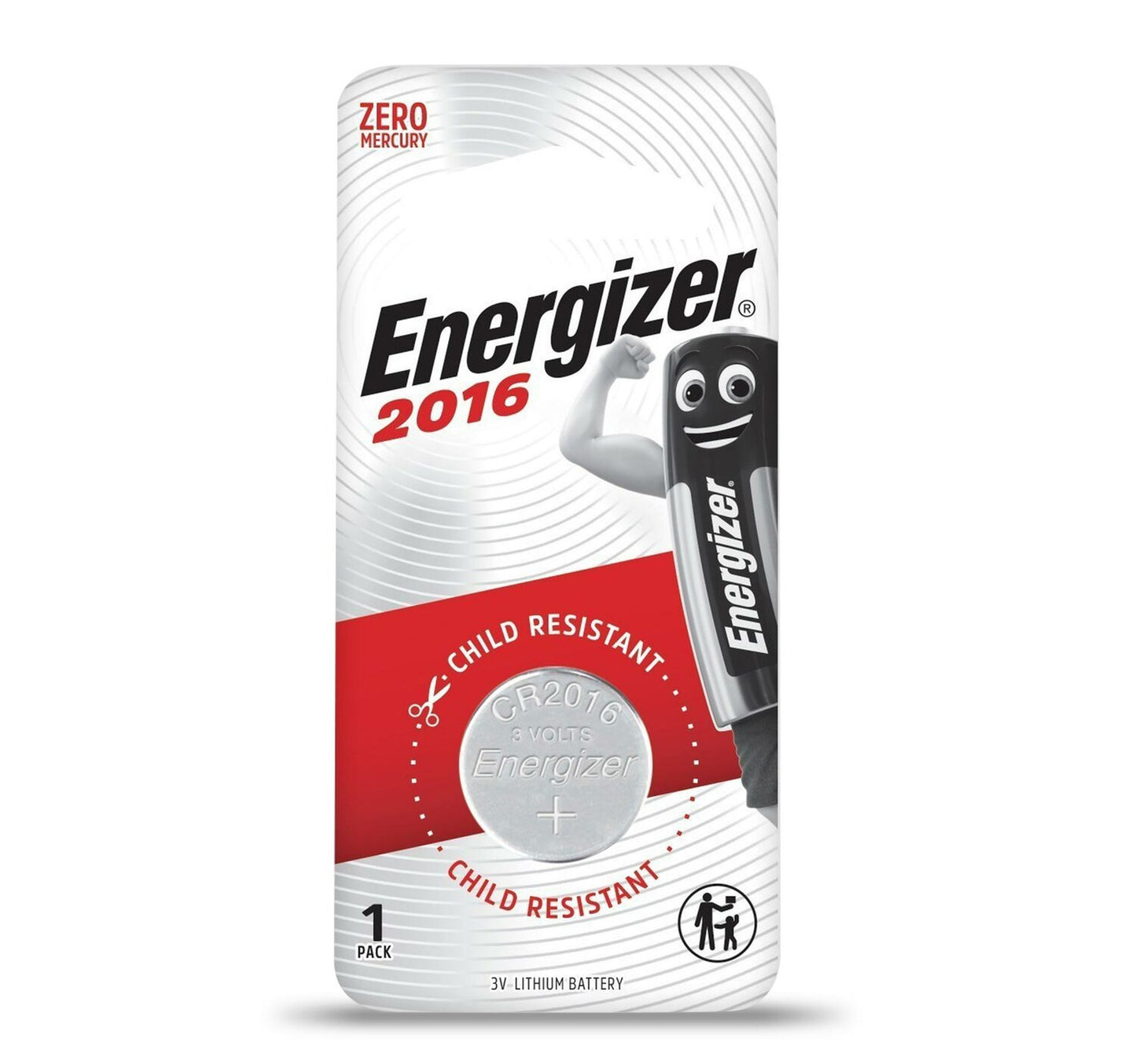 Energizer Lithium Battery CR2016 1pc