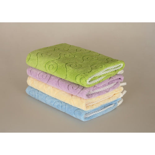 Maple Leaf Home Cotton Fleece Jacquard Bath Towel, 70 x 140 cm