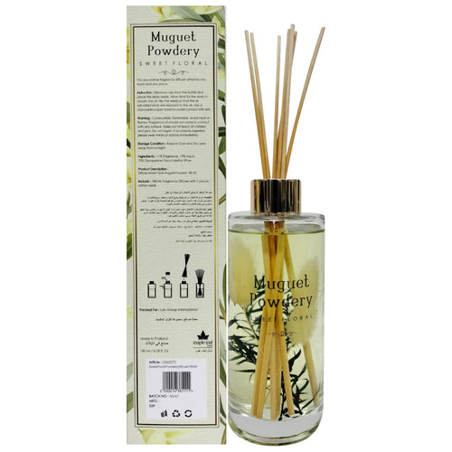 Maple Leaf Home Sweet Floral, Muguet Powdery Fragrance Oil Diffuser, 180 ml