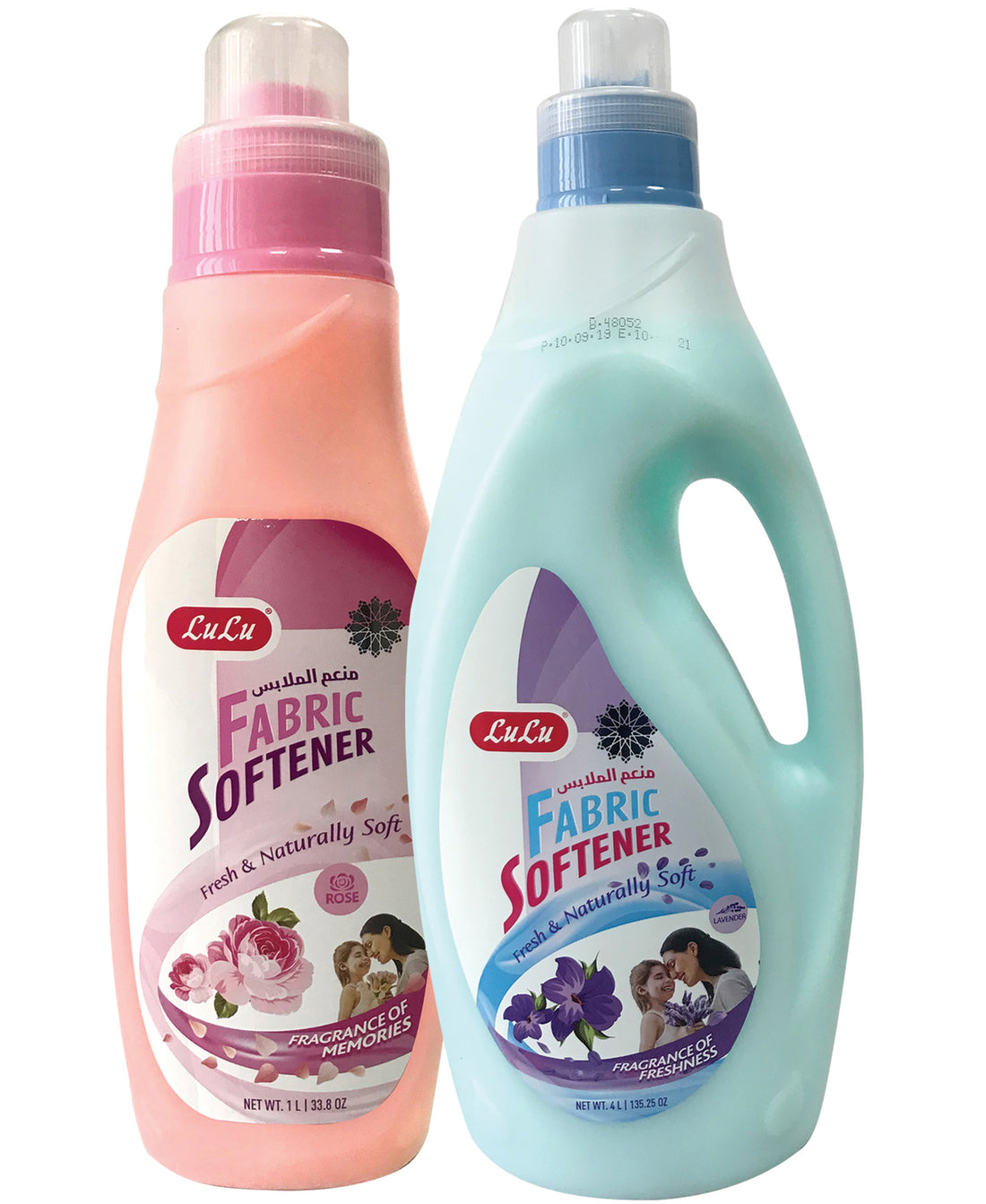 LuLu Fabric Softener Lavender 4 Litre + Rose 1 Litre