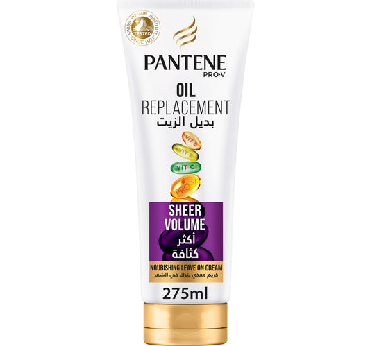 Pantene Pro-V Hair Oil Replacement Leave On Cream Sheer Volume 275 ml