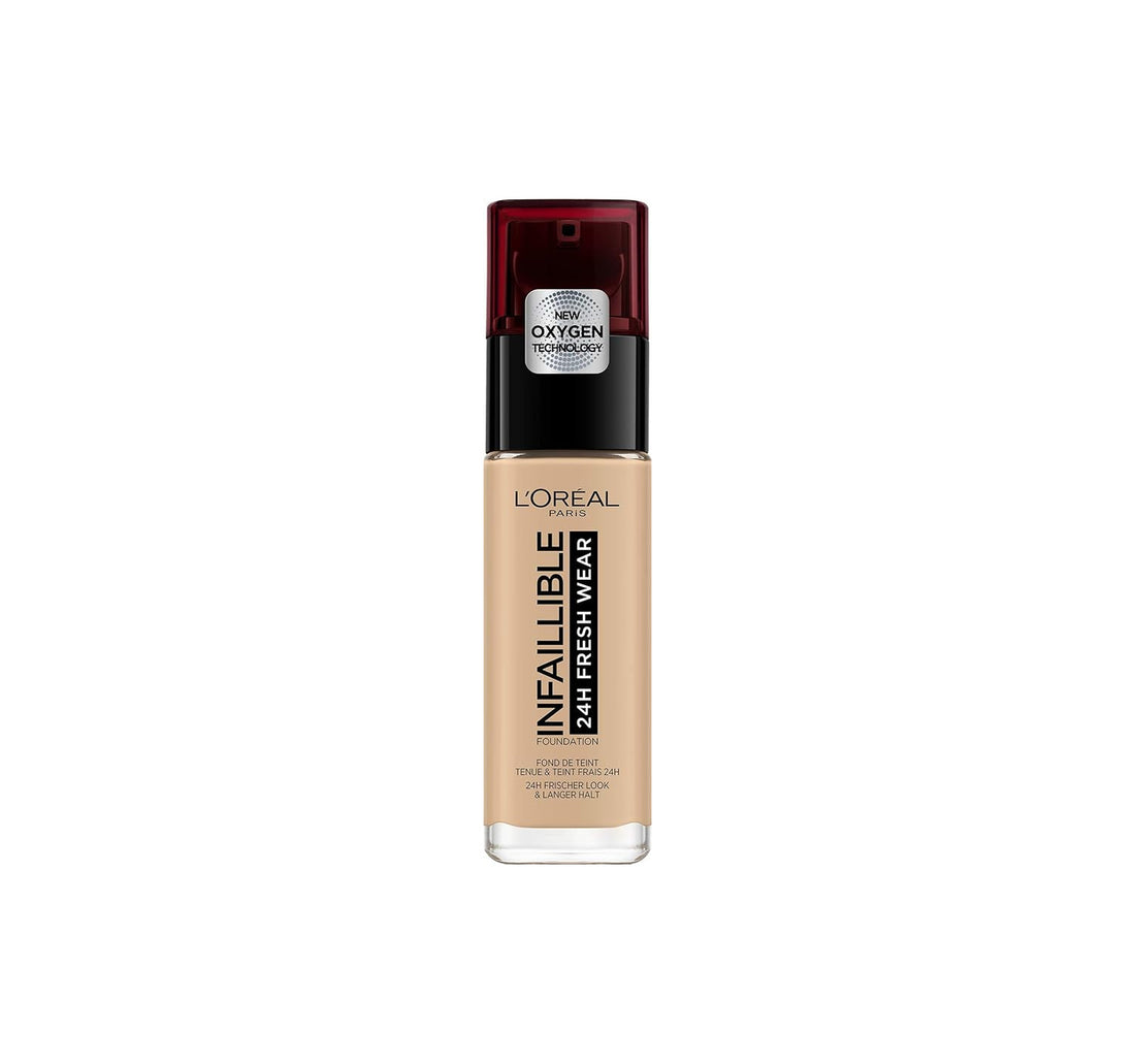 L'Oreal Paris Infaillible 24H Fresh Wear Foundation, 120-Vanilla