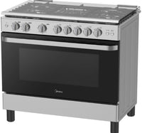 Midea 5 Burner Gas Cooking Range, 90 x 60 cm, MFO-MG36LE(SS)-C