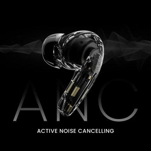 HiFuture FlyBuds4 In-Ear ANC TWS Earbuds, Black