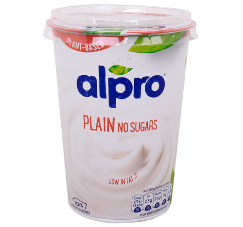 Alpro Plain Unsweetened Yoghurt 500 g