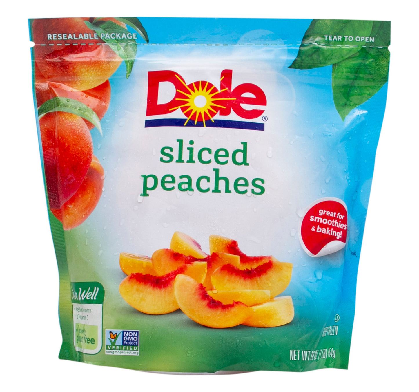 Dole Sliced Peaches 454 g