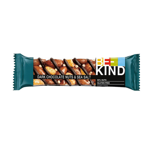 Be-Kind Dark Chocolate Nuts & Sea Salt Bar 40 g
