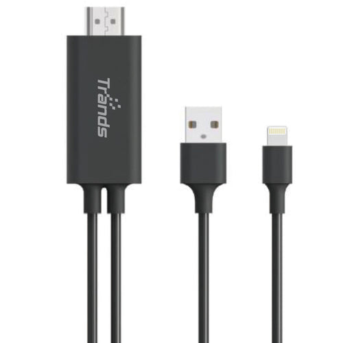 Trands HDMI Adapter Cable Lightning to HDMI Cable for iOS devices CA3174