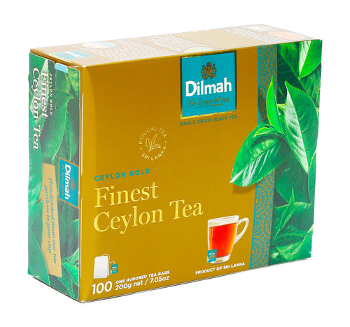 Dilmah Ceylon Gold Tea Bags Value Pack 100 pcs 200 g