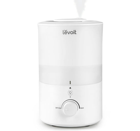 Levoit Dual 150 Ultrasonic Cool Mist Humidifier, 27m² Room Coverage, White, LUH-D302-WAE