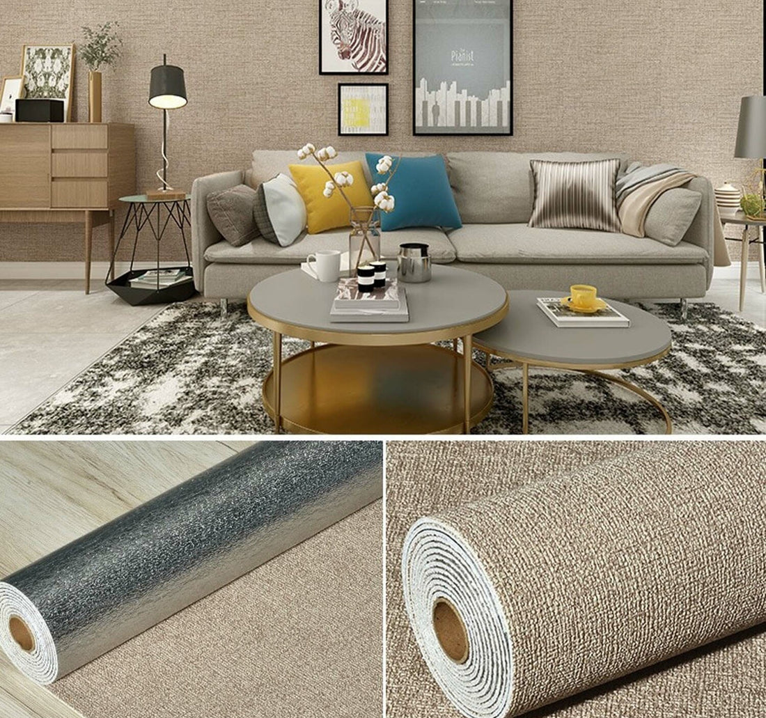 Maple Leaf 3D Waterproof and Moisture-proof Self-adhesive Wall Sticker 50cmx2.8m Vermilion 3588