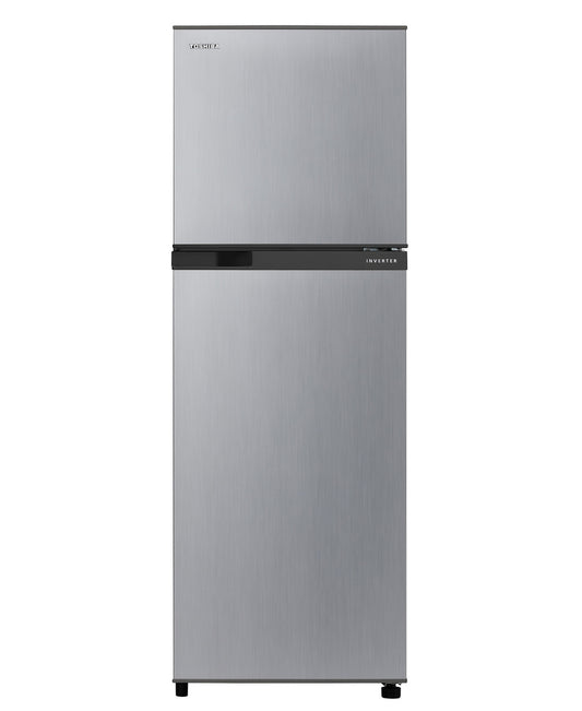 Toshiba Double Door Refrigerator, 230L, Silver, GRA33US-X(SK)