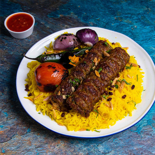 Bahraini Kabab with Saffron Rice Kitchen by Abeer