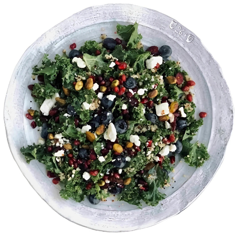 Blueberry Pomegranate salad Salad bowls
