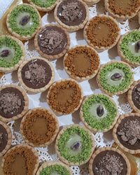 Chocolate Cheesecake Tart with Lotus Firin