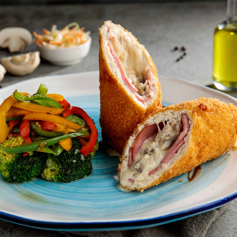 Chicken Cordon Bleu Kitchen by Abeer