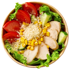 Chicken Rocca with Parmesan cheese Salad bowls