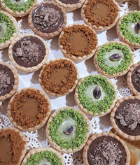 Chocolate Cheesecake Tart with Lotus Firin