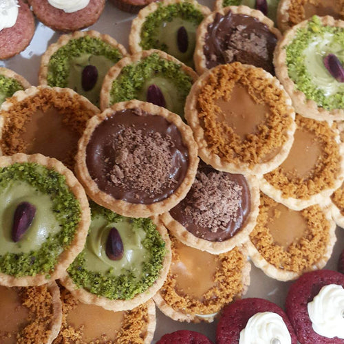 Chocolate Cheesecake Tart with Lotus Firin