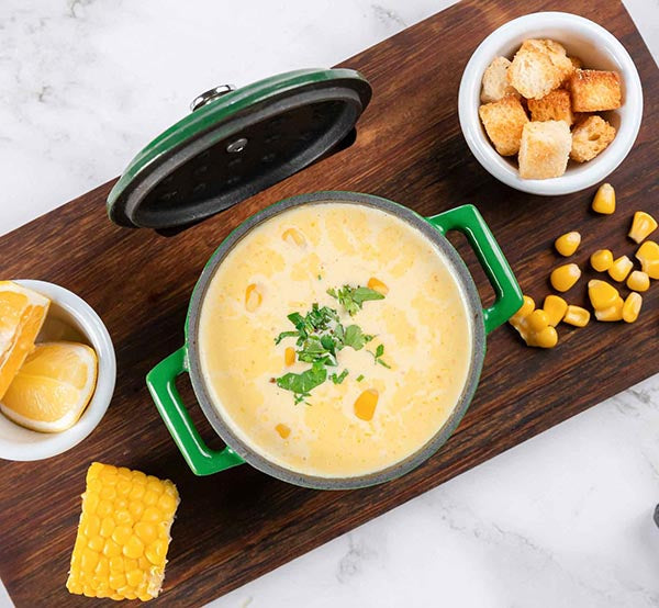 Corn Soup Lemon