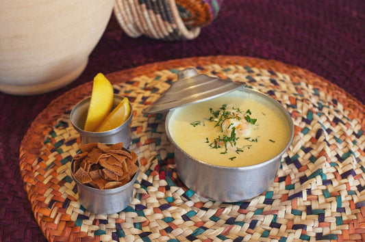شوربة الروبيان الكريمية