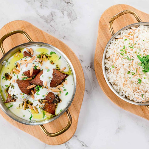 Kebbah With Laban Lemon