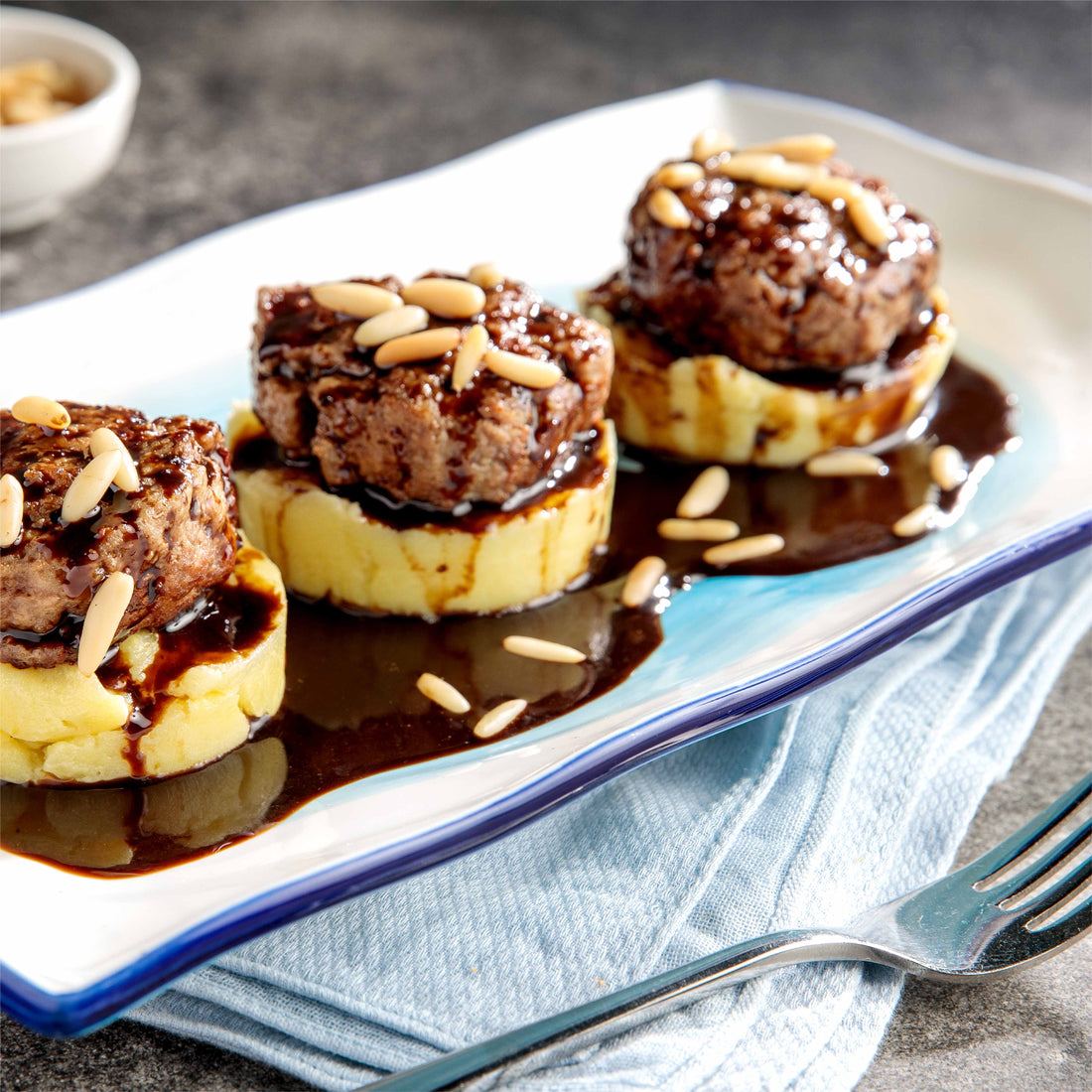 Kofta with Mashed Potato