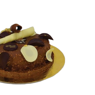 Chocolate Crispy Brûlée Cake Lily's Cupcake