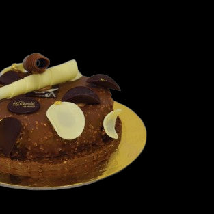 Chocolate Crispy Brûlée Cake Lily's Cupcake