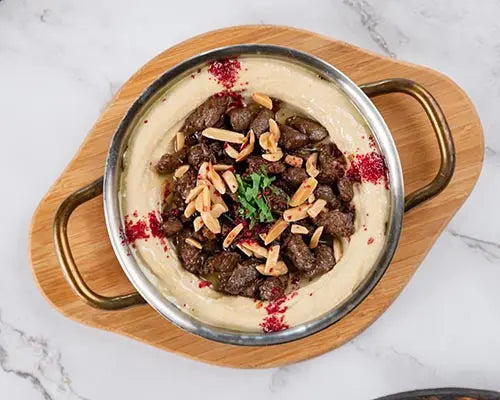 Meat Hummus Lemon
