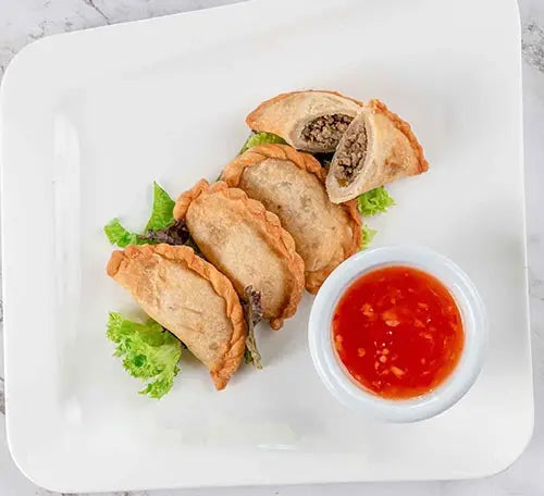 Fried Meat Sambusek Lemon