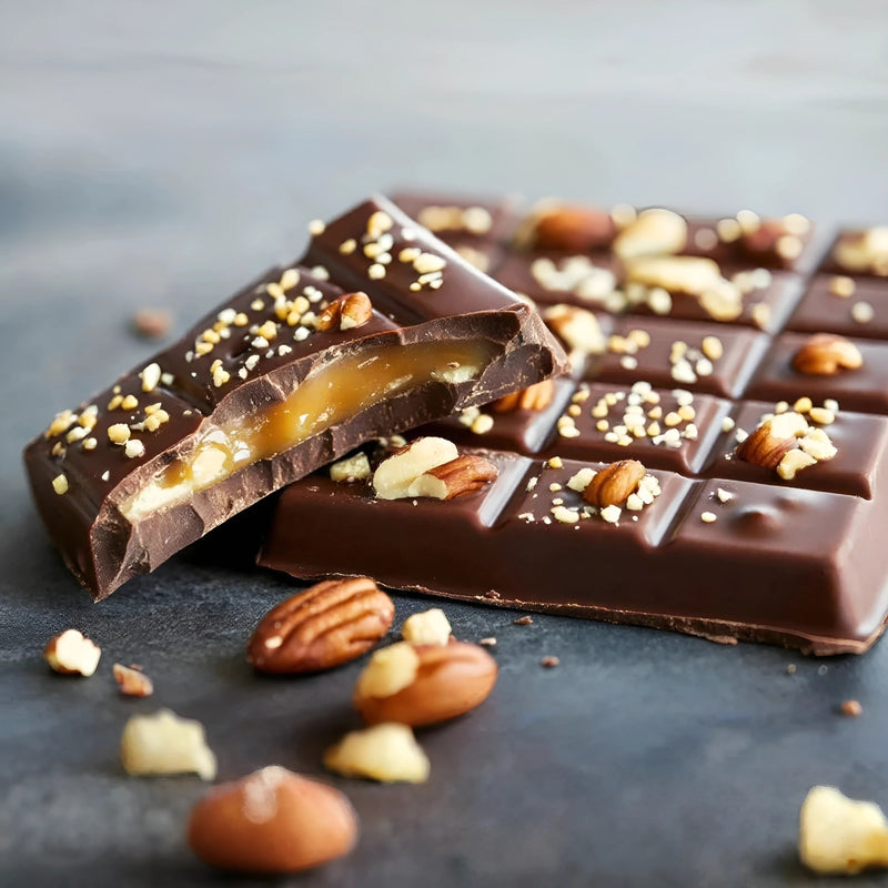 Pistachio & Pican chocolate bars Mention