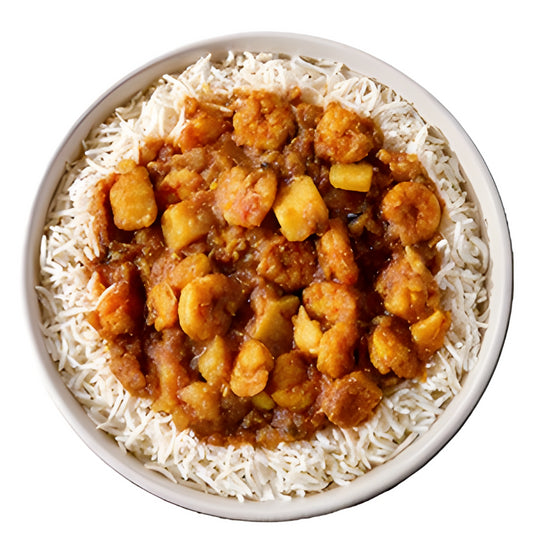 Prawn Masala With Rice
