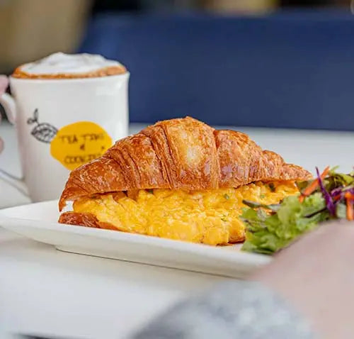 Scrambled Egg Croissant Lemon