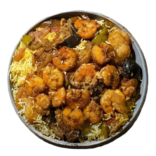 Prawns Maqloba