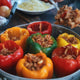 Stuffed Pepper with Meat and Rice