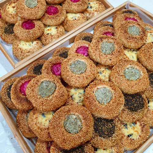 Mini Stuffed Simit (assorted) Firin