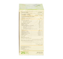 Earth's Finest Organic Moringa Tea with Green Tea 25 Teabags