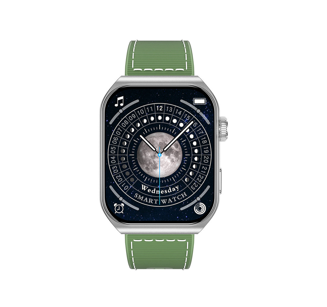 Swiss Military Smart Watch Alps 3 Green Blue Silicon Strap