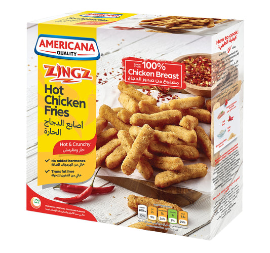 Americana Zingz Hot Chicken Fries 400 g