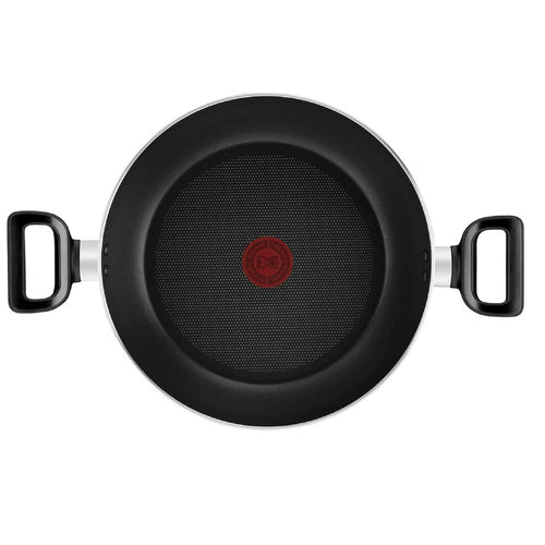 Tefal G6 Delicia Non-Stick Kadai with Lid, 24 cm, B4689685