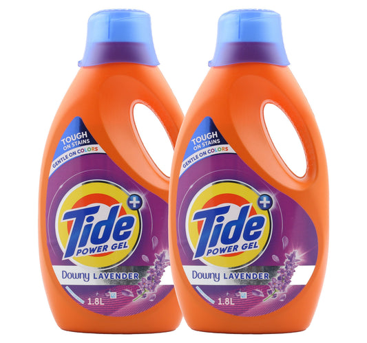 Tide Power Gel Downy Lavender 2 x 1.8 Litres