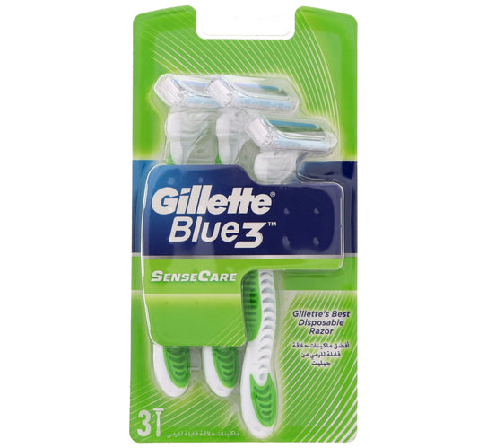 Gillette Blue3 Sensitive Care Men's Disposable Razors 3 pcs