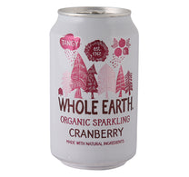 عصير التوت البري الفوار العضوي من هول إيرث 330 مل