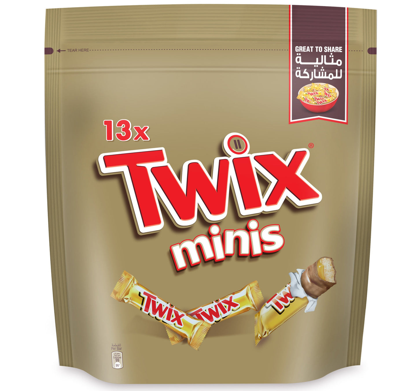 Twix Minis Chocolate 13 pcs 260 g