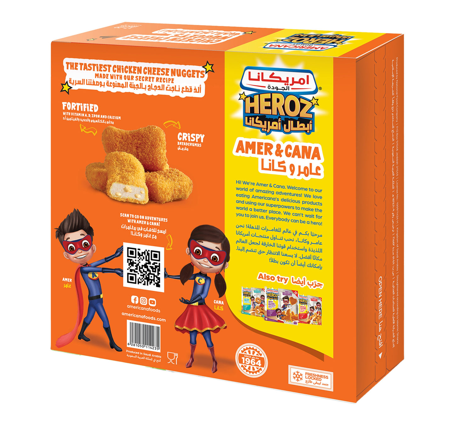 Americana Heroz Chicken Cheese Nuggets 400 g