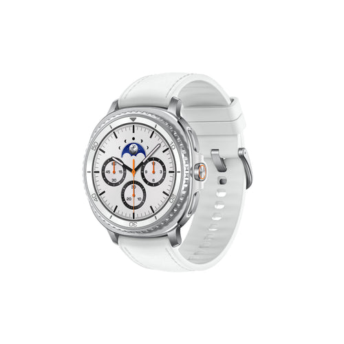 Samsung Galaxy Watch8 Classic Smartwatch, 46mm, LTE, White, SM-L505FZWAXSG Lulu Hypermarket